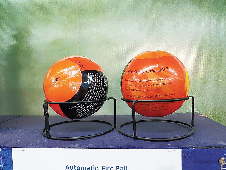 Fire-fighting ball