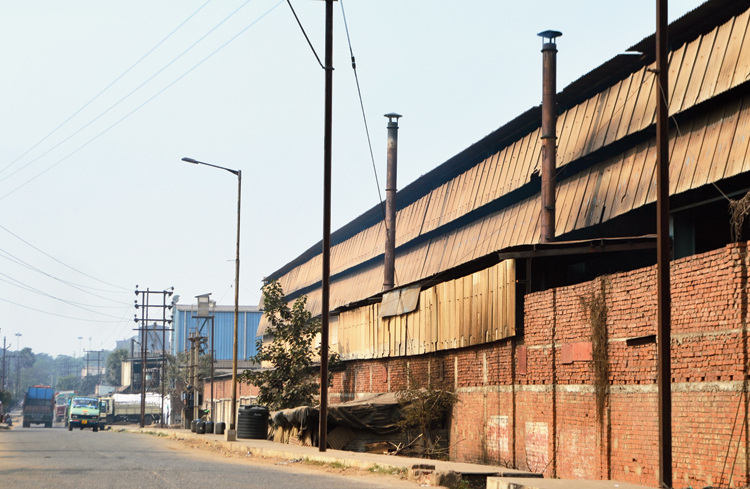 A factory at the Adityapur industrial area, closed since the lockdown.