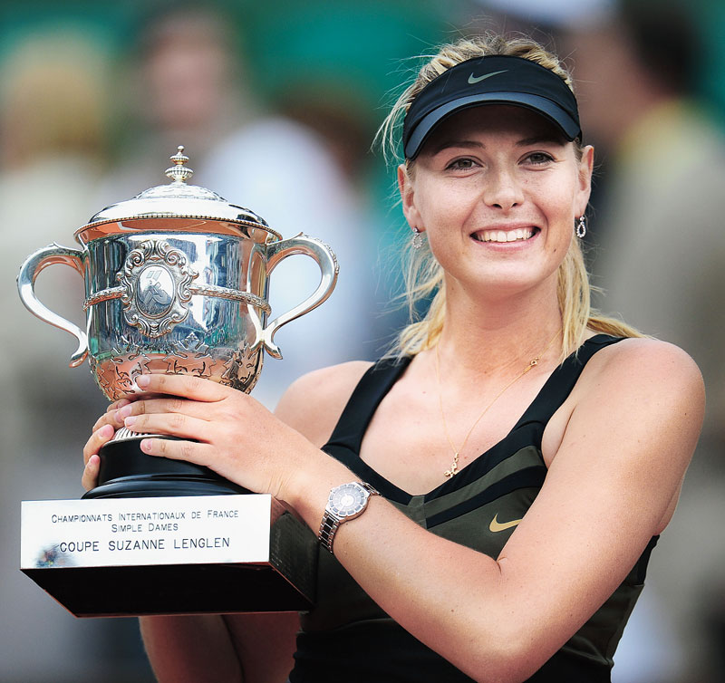 4. Sharapova became one of only six women in the Open era to have won a Career Grand Slam after clinching the French Open title in 2012, which also allowed her to regain her #1 spot. Sharapova has often admitted that the clay courts at Roland-Garros gave her a hard time but in her farewell essay, she acknowledged that overcoming those courts twice “felt good”.