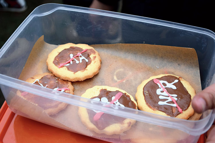 Cookies with crossed CAA, NRC and NPR topping