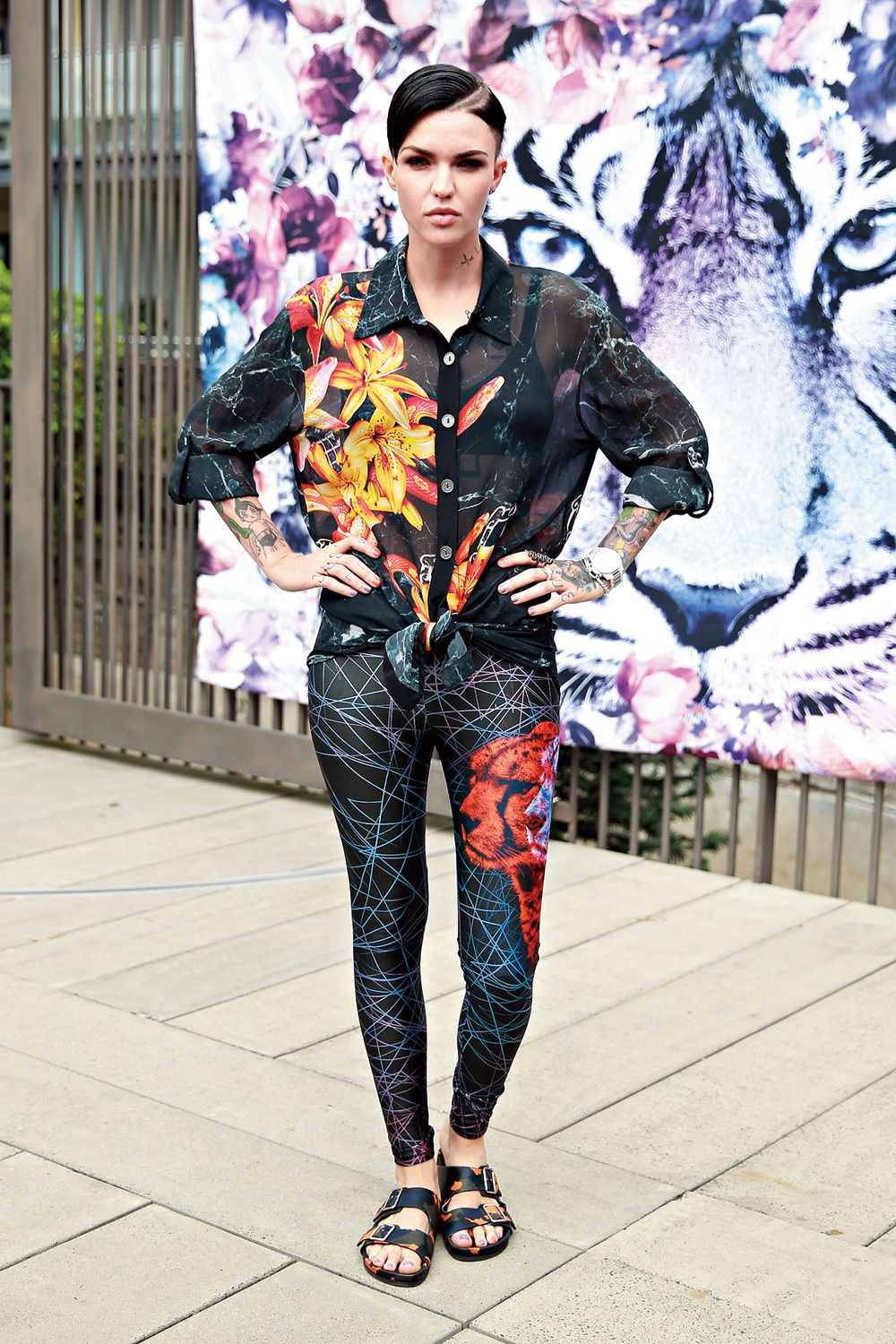 Print on print: Tricky to pull off, but also lending itself to experimentation, this trend was about fun and fashion fearlessness. Abstract with florals, geometric with Aztec... combining prints is not something for the play-it-safe dresser, but if done right, can make for some super cool statements.