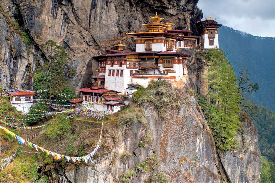 A monastery in Bhutan