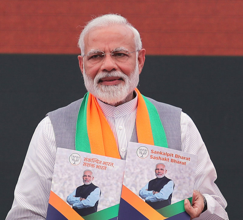 BJP falls back on muscular nationalism in manifesto