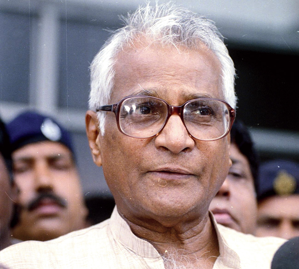 George Fernandes died in New Delhi on Tuesday. He was 88.