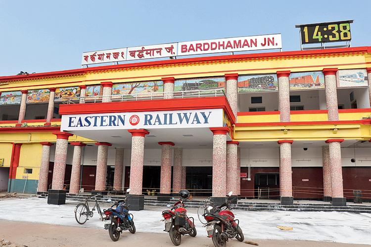 The Burdwan station after the renovation. 
