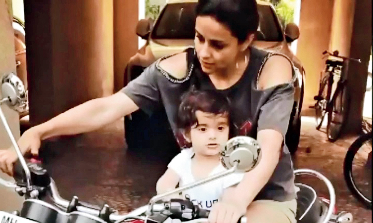 'For about six-seven months, I didn’t post anything and then, there was one picture of his (son Nihaal) that I loved looking at over and over again.... I was trying to be a protective mom and then I realised that he must be a part of who I am and I have to continue to be me'