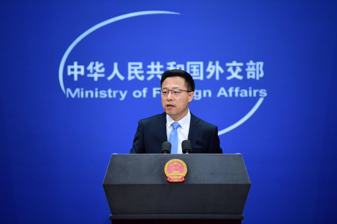 Chinese foreign ministry spokesman Zhao Lijian