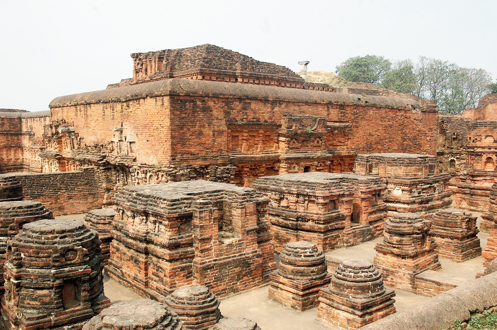 The Nalanda ruins
