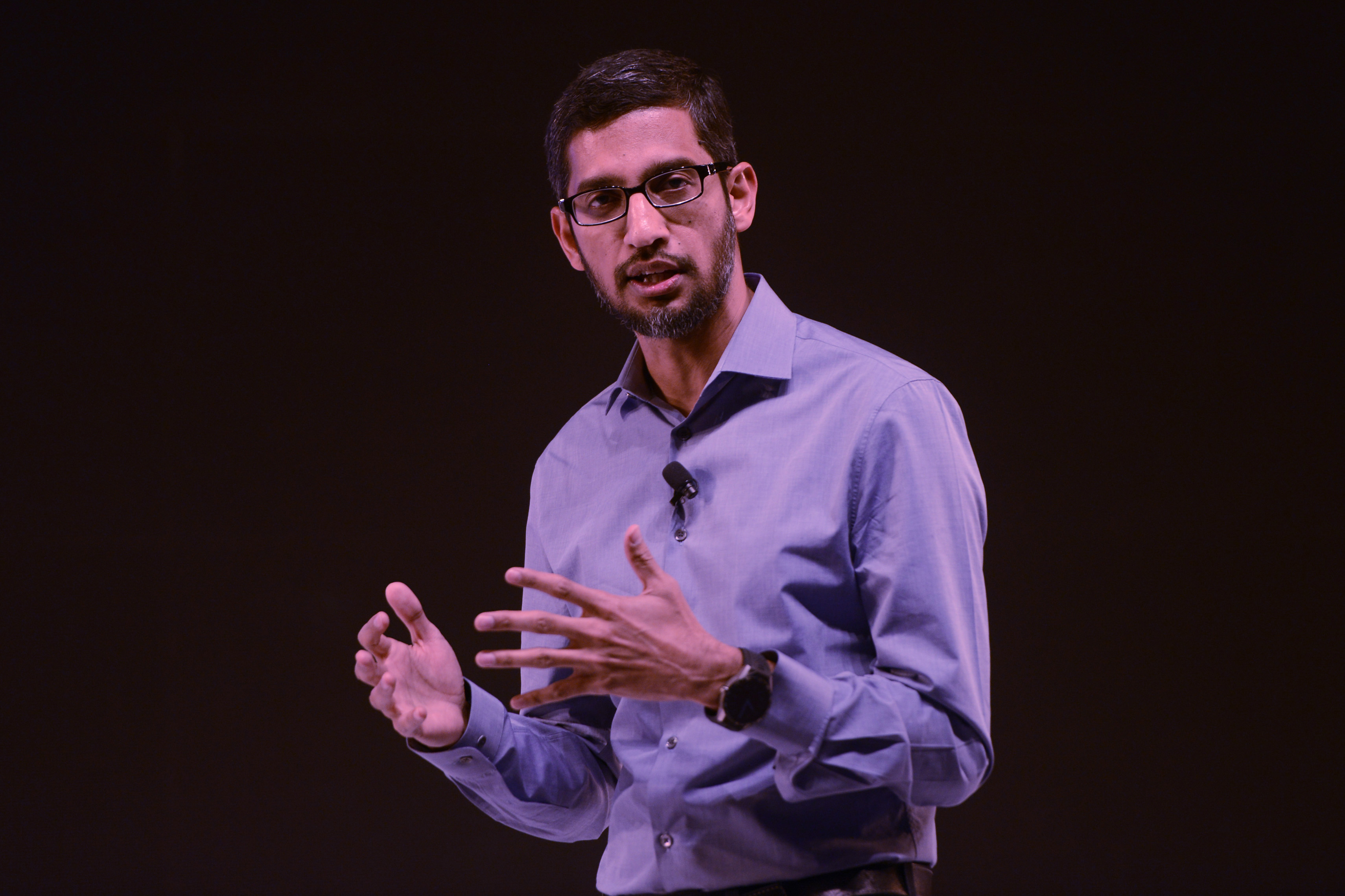Sunder Pichai, the CEO of Google