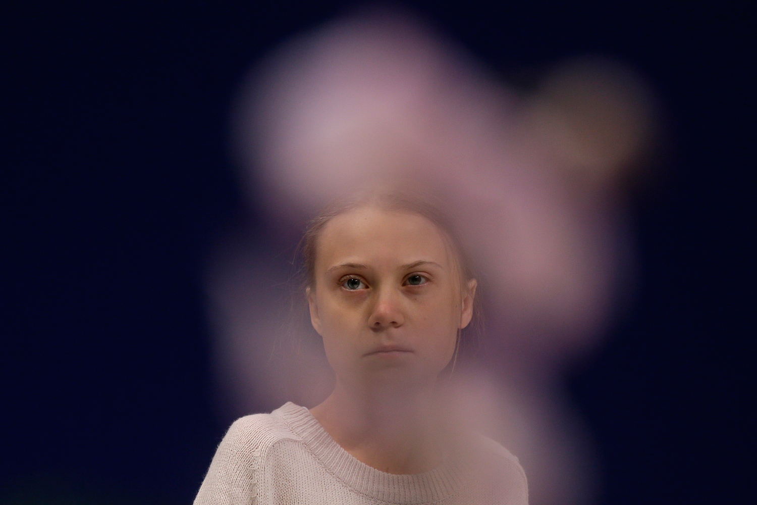 Greta Thunberg at the COP25 summit in Madrid, Spain, on December 10