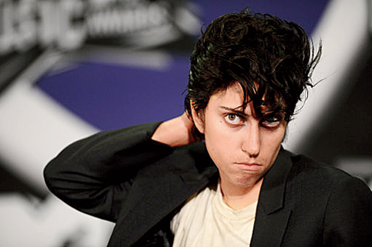 Gaga as her alter-ego Joe Calderone