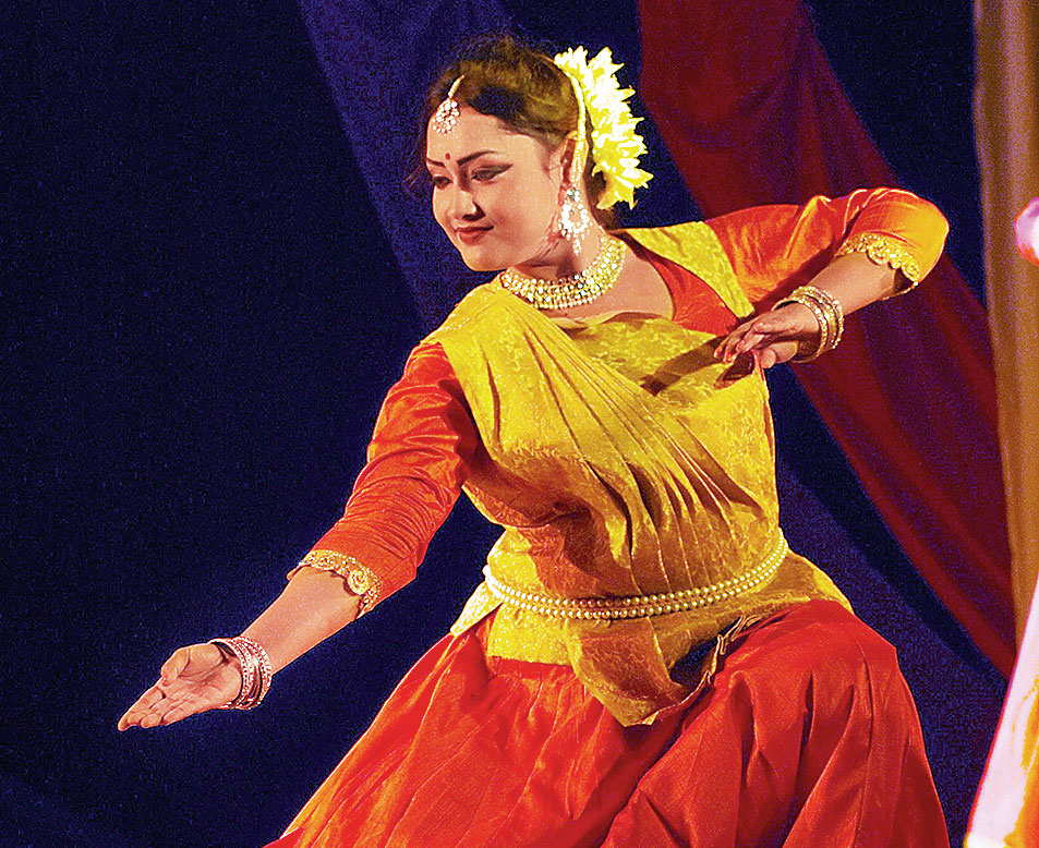 One of the dancers at Meera Chhandam's annual programme 