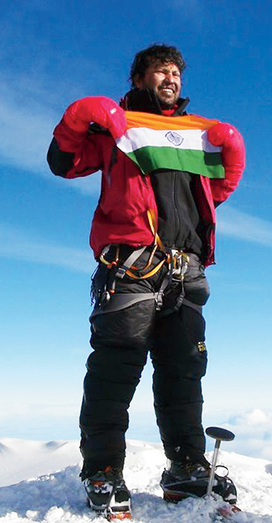 Satyarup Siddhantha reached the summit of the Everest in 2016