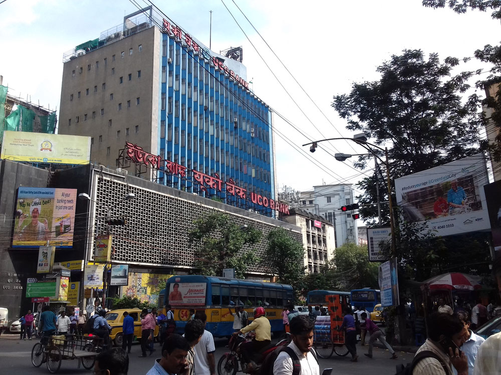 Uco Bank headquarters in Calcutta