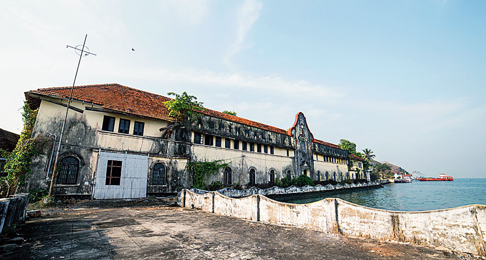 The large sea-facing property of Aspinwall House in Fort Kochi is the primary venue for the Kochi-Muziris Biennale. 