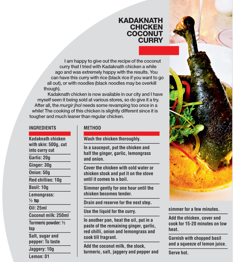 Kadaknath chicken recipe