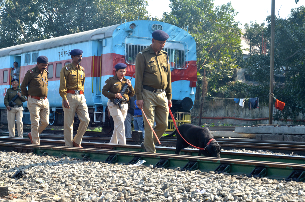 Officials of the railway engineering division and a large number of Railway Protection Force (RPF) personnel where at the site of the survey.