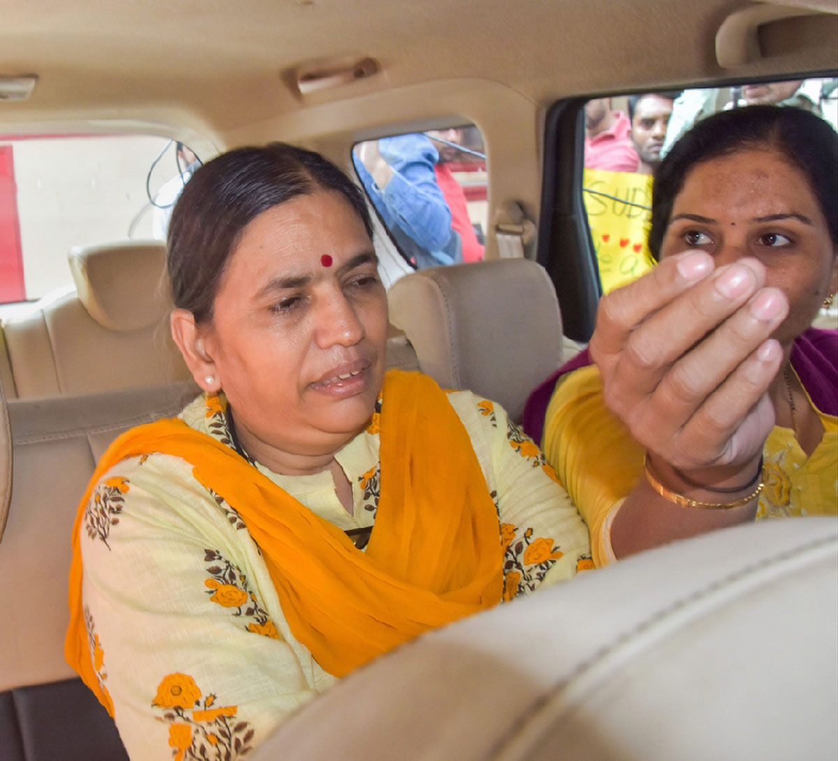 Activist and lawyer Sudha Bhardawaj being arrested from her residence in Haryana's Faridabad, Saturday,  following the rejection of her bail plea in the Bhima Koregaon violence case