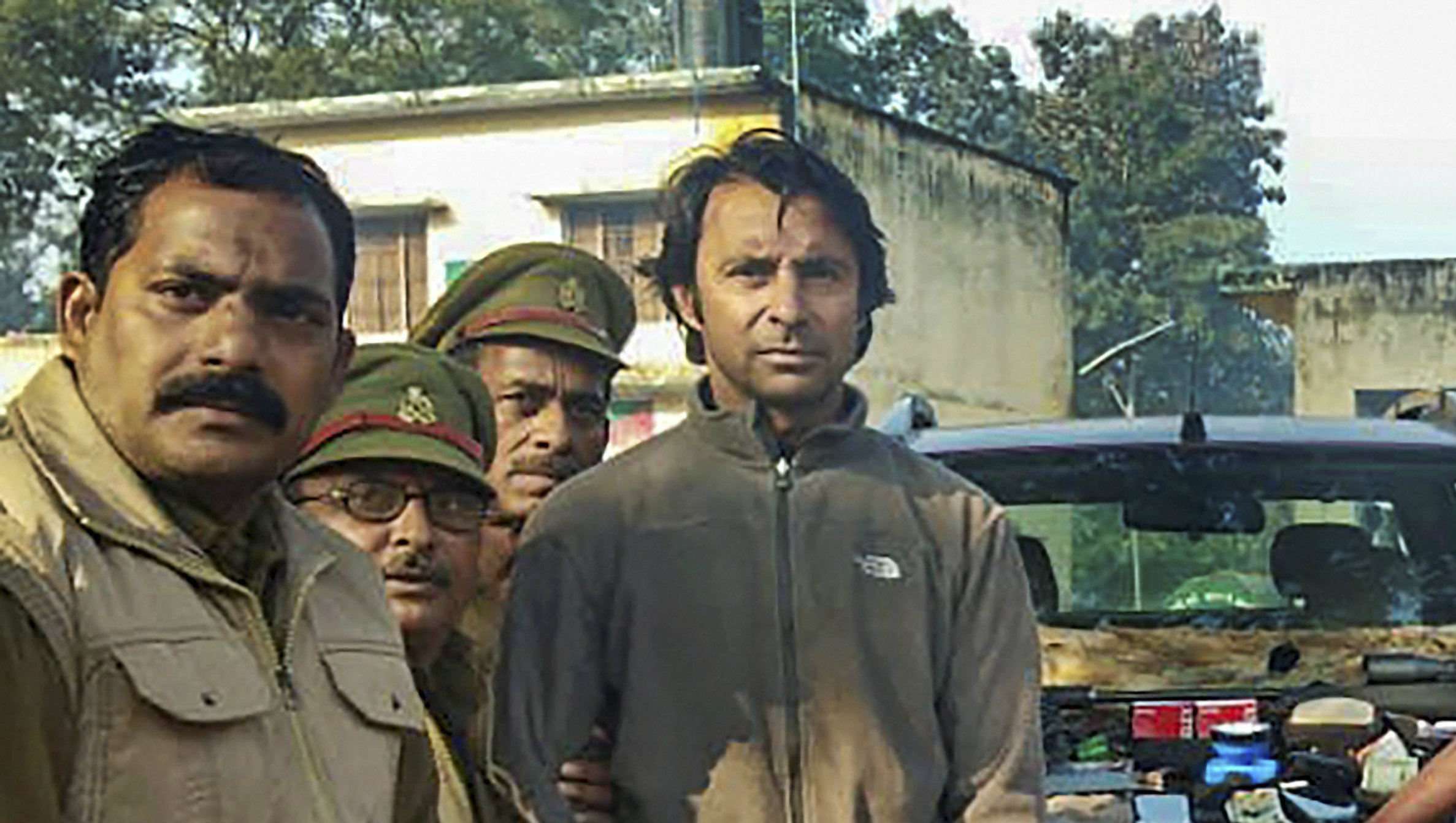 Randhawa after his arrest on Wednesday.