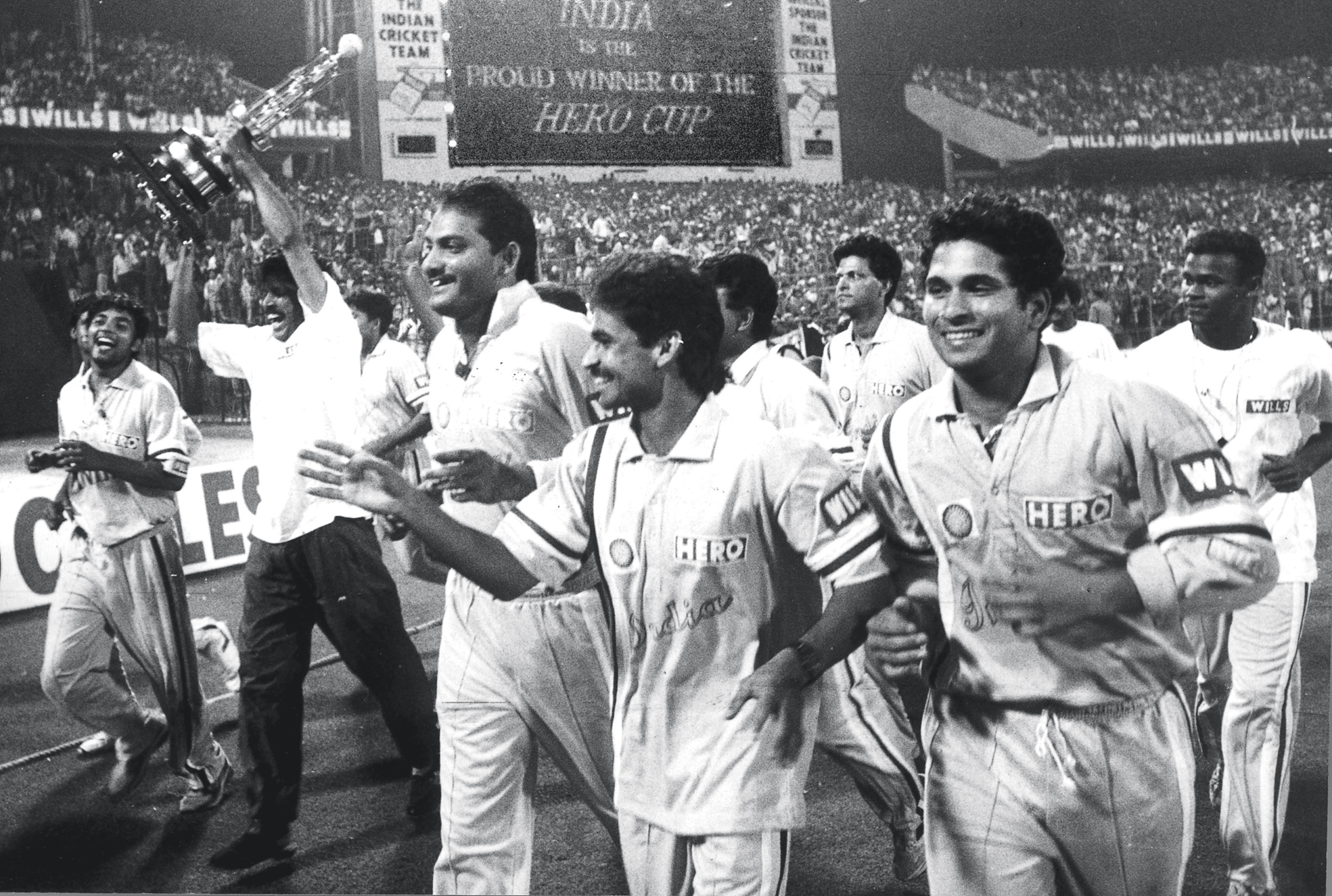 The Indian team after winning the Hero Cup final.