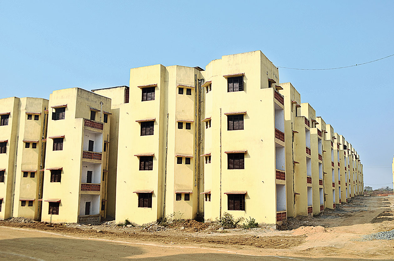 The newly built quarters at Belgarhia in Dhanbad. 
