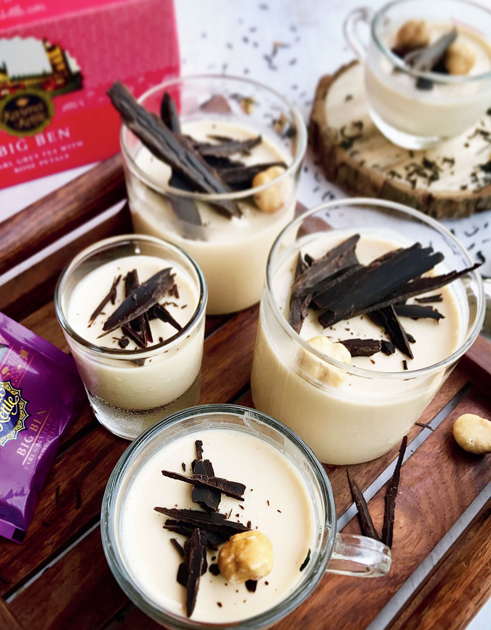 Chai panna cotta