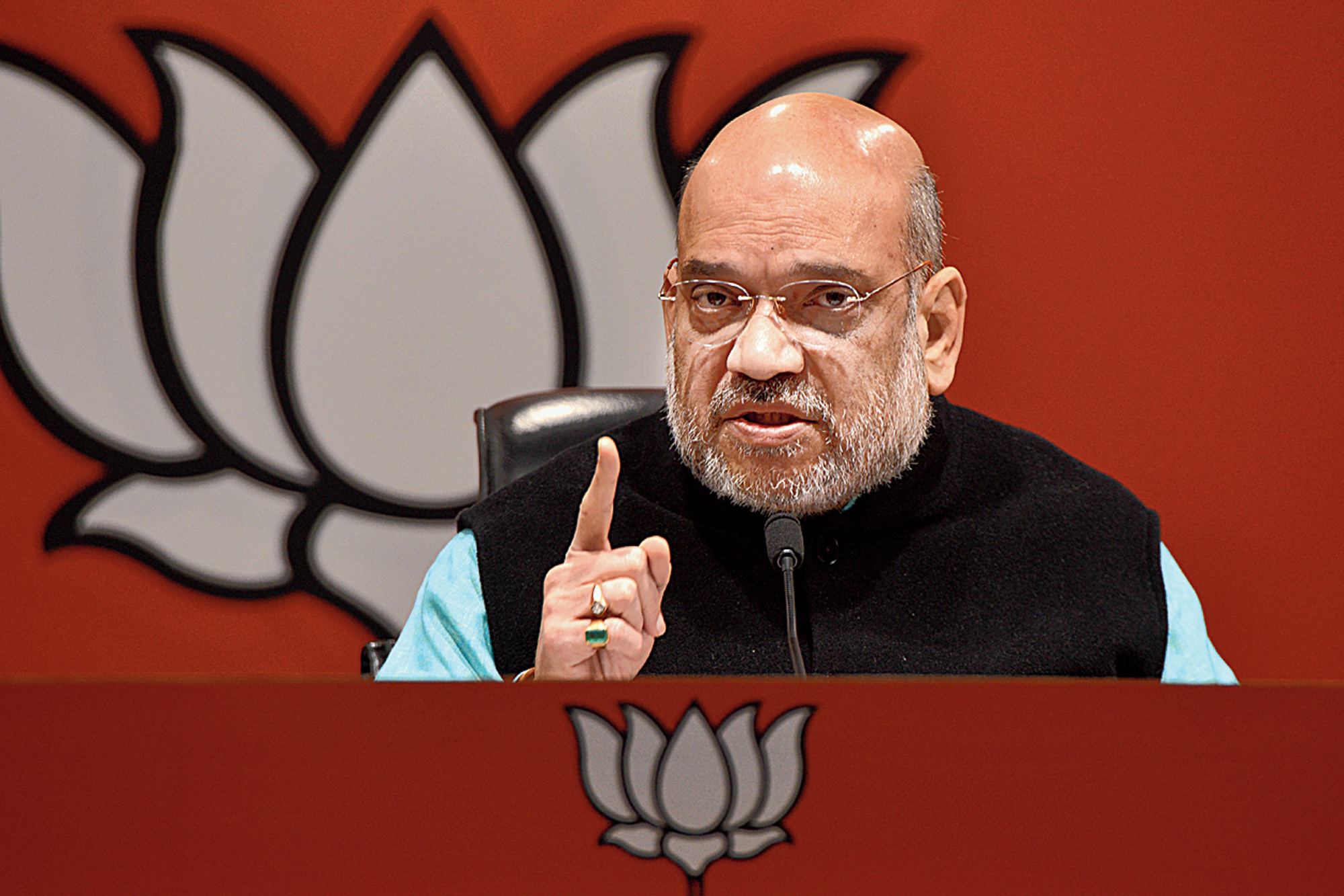 No one can hold back rathyatras: Amit Shah - Telegraph India