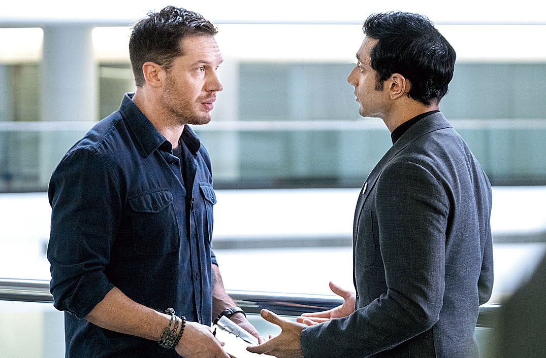 Riz with Tom Hardy in Venom