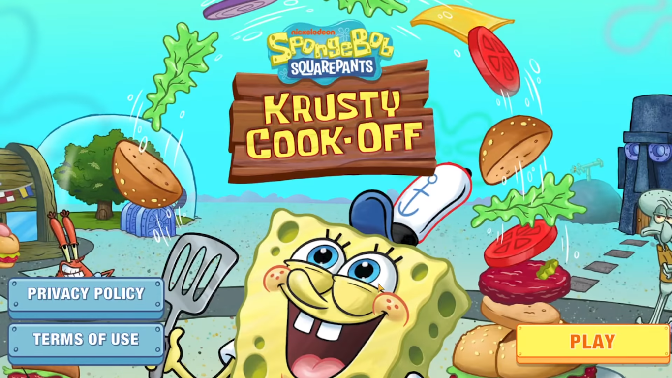 spongebob krusty cook-off levels