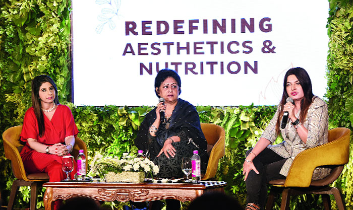(L-R) Karishma Chawla, Oindrilla Dutt and Malavika Kohli at the panel discussion