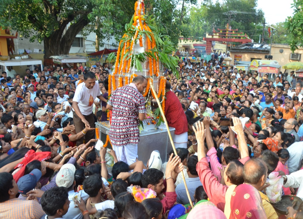 The Rath Yatra in Dhanbad last year