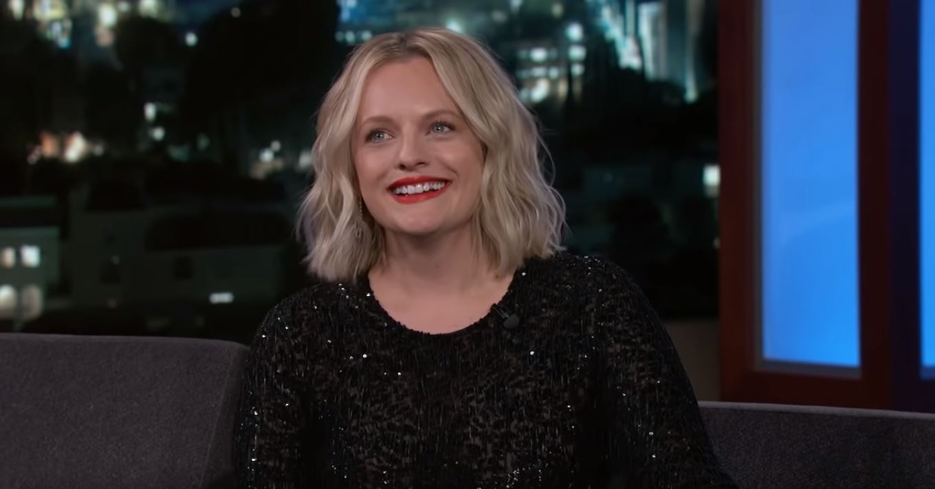 Elisabeth Moss, who stars in Amazon’s dystopian drama The Handmaid’s Tale