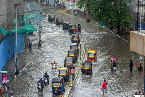 Heavy rains cripple Mumbai; many schools shut, trains delayed ...