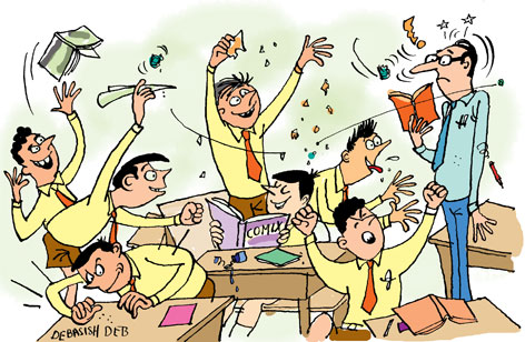 Handle with care to teach right - Telegraph India